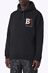Мужское чёрное худи Burberry letter graphic