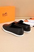Мужские кожаные лоферы Hermes Julian - Black