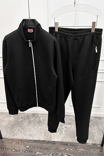 Чёрный спортивный костюм Kenzo "Tiger"   
