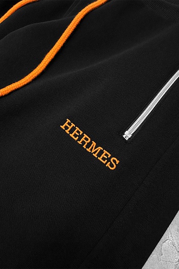 Чёрные спортивные штаны Hermes   