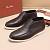 Кожаные лоферы с мехом Loro Piana Open Walk