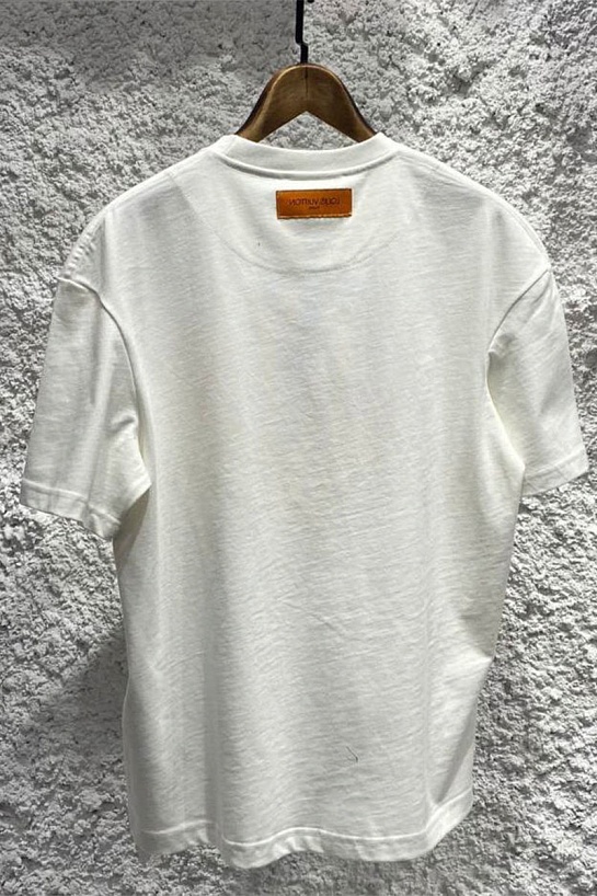 Чёрная оверсайз футболка Louis Vuitton Nigo Heart Logo