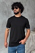 Футболка чёрного цвета Armani Exchange logo-tape