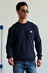 Свитшот тёмно-синего цвета Moncler logo-patch