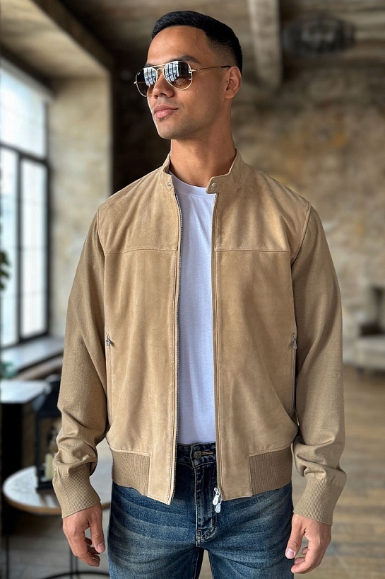 Куртка бежевого цвета Brunello Cucinelli Premium