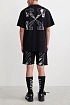 Чёрная оверсайз футболка Off-White Caravaggio Arrows