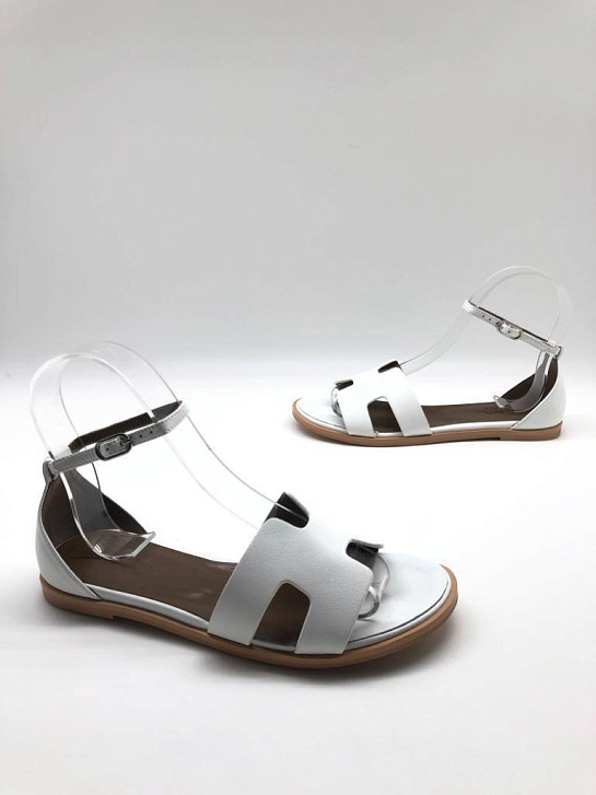 Женские сандалии Hermes Santorini - White