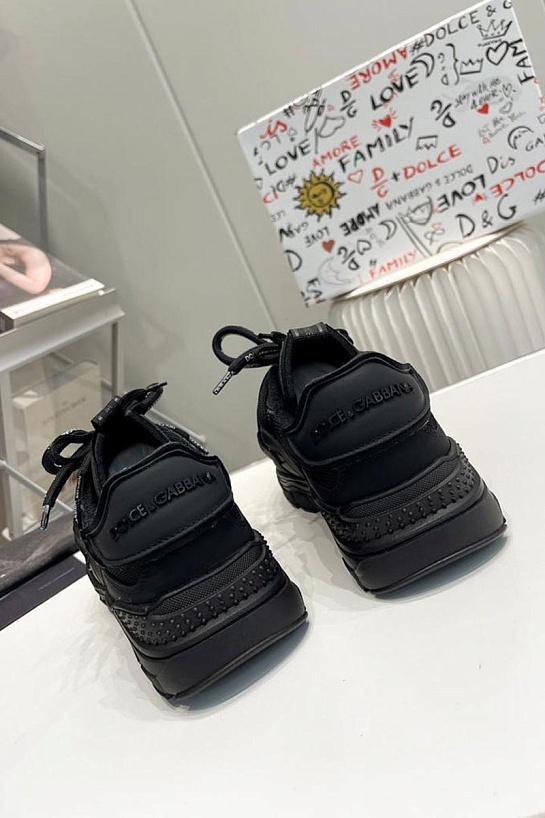 Комбинированные кроссовки Dolce & Gabbana Space - Black