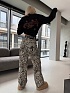 Женские джинсы Chrome Hearts Leopard Premium