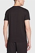 Футболка чёрного цвета Armani Exchange logo-patch