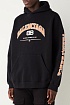 Мужское чёрное худи Balenciaga Maison logo-print