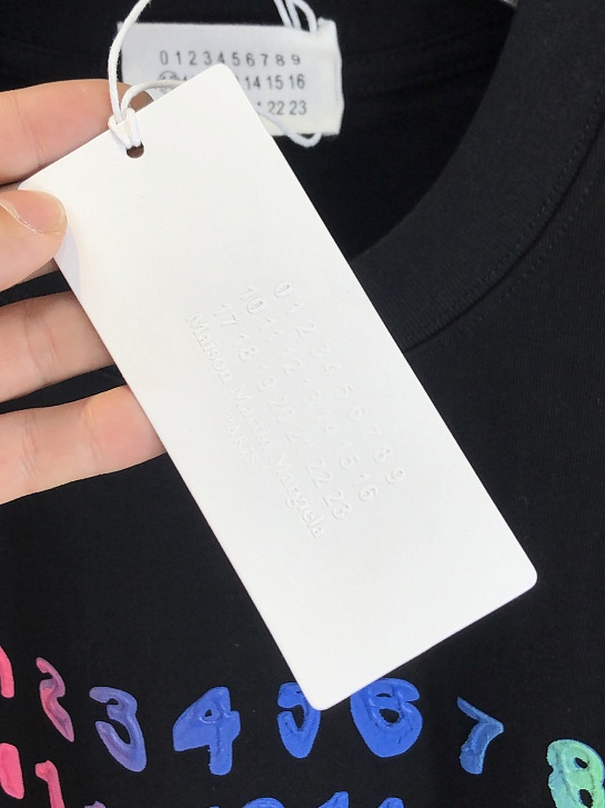 Чёрная оверсайз футболка Maison Margiela Premium