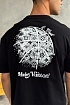 Мужская оверсайз футболка Louis Vuitton чёрного цвета