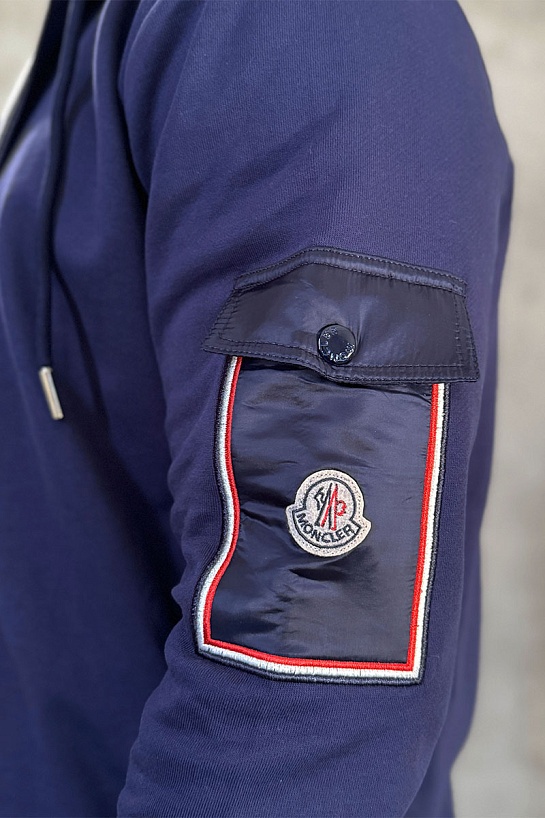 Спортивный костюм фиолетового цвета Moncler side pocket