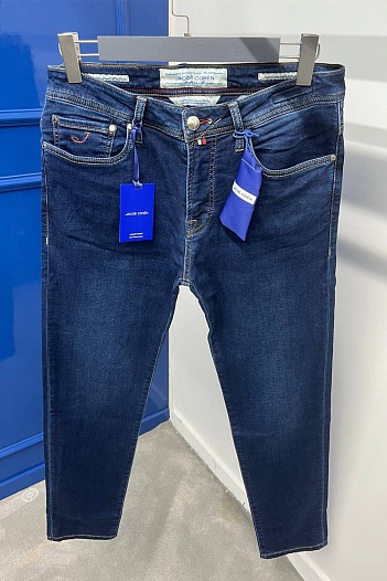 Мужские синие джинсы Jacob Cohen straight fit   