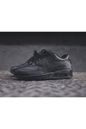 Кроссовки Nike Air Max 90 Leather - Triple Black   