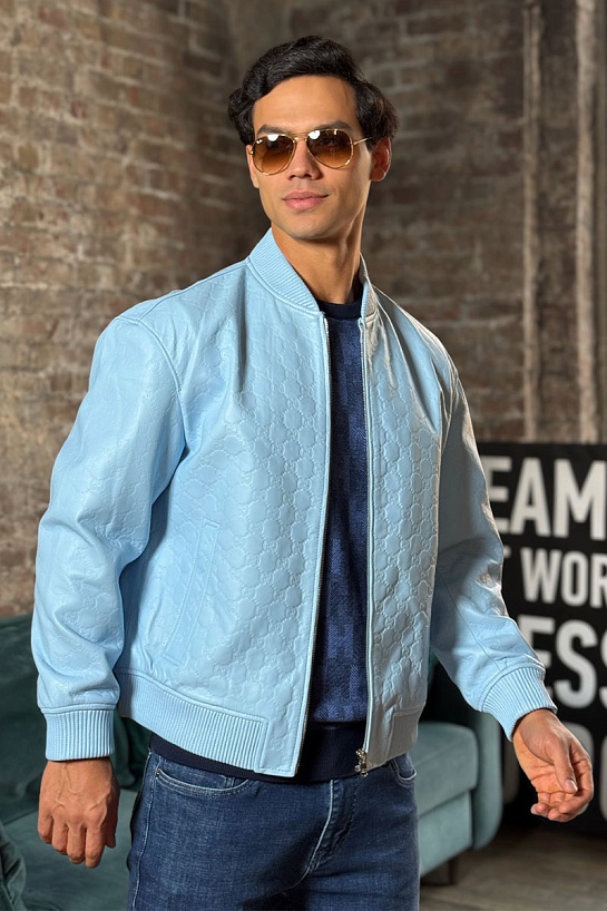 Кожаная куртка Gucci premium