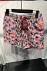 Мужские розовые шорты Etro floral-pattern