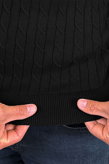 Мужской джемпер Polo Ralph Lauren cable-knit - Black   