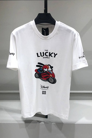 Белая футболка Givenchy x Disney Oswald The Rabbit   
