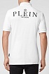 Мужское белое поло Philipp Plein