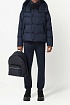 Синяя куртка со съёмными рукавами Burberry London England logo-patch