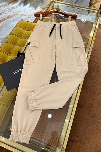 Мужские джоггеры Dolce & Gabbana Premium - Beige   