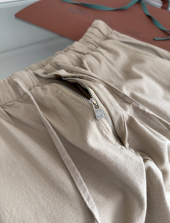 Льняные шорты Loro Piana Premium - Beige