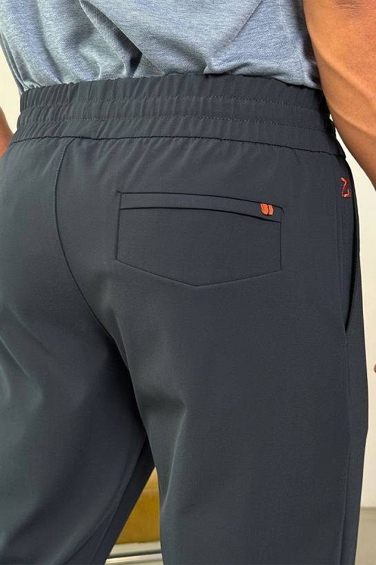 Мужские тёмно-синие штаны Zegna