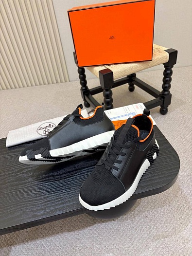 Мужские кроссовки Hermes Depart - Black   