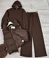 Женский костюм тройка на флисе Schiaparelli premium
