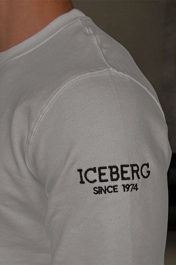 Мужской свитшот Iceberg "Daffy Duck" - Grey   