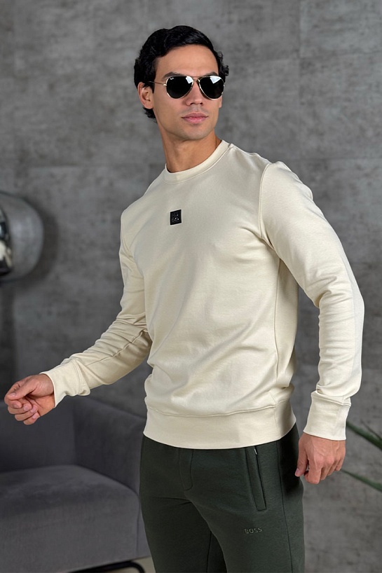 Мужской свитшот Hugo Boss Dettil - Beige