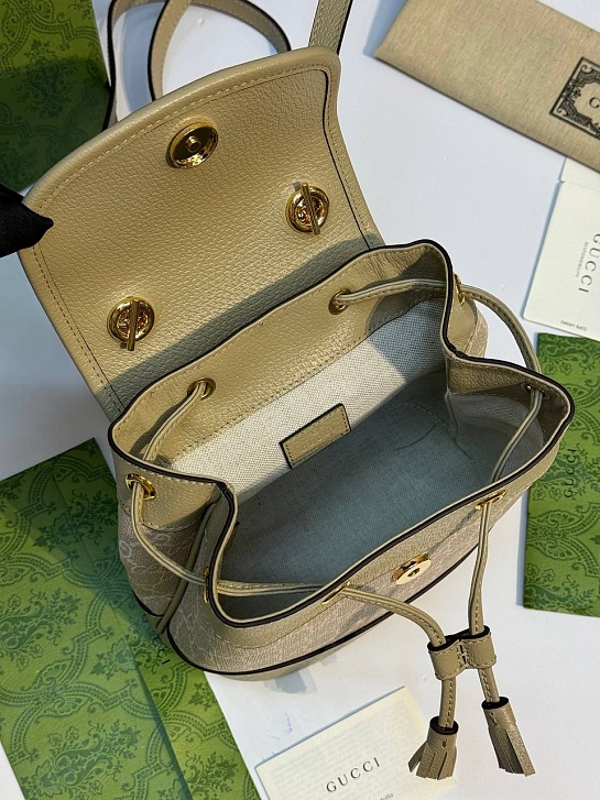 Рюкзак Gucci Ophidia Premium 20.5x20x12 см - Beige