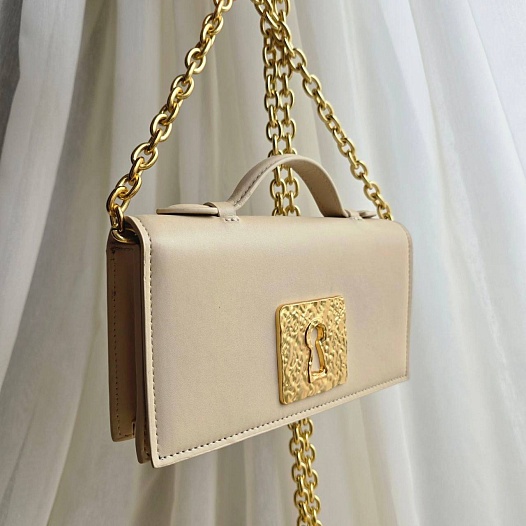 Кожаная сумка Schiaparelli 19x11 см   