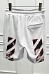 Мужские белые шорты Off-White Caravaggio Print