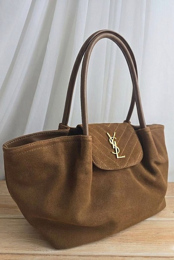 Замшевая сумка Yves Saint Laurent Le 5 a 7 40x22   