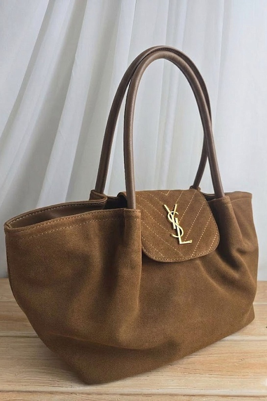 Замшевая сумка Yves Saint Laurent Le 5 a 7 40x22