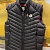 Мужской брендовый жилет Moncler чёрного цвета