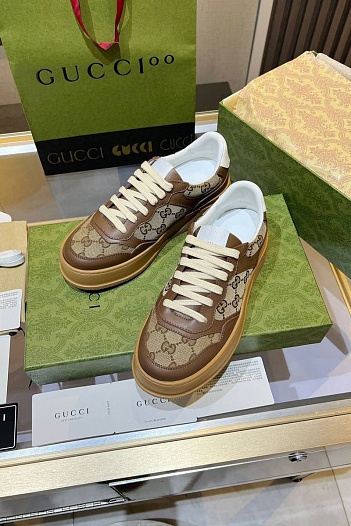 Женские кроссовки Gucci Chunky B Premium - Brown   