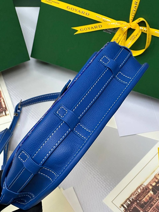 Кожаная сумка Goyard Belvedere Messenger PM premium 22x17x6 см