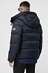 Синяя куртка со съёмными рукавами Burberry Lockwell logo-patch