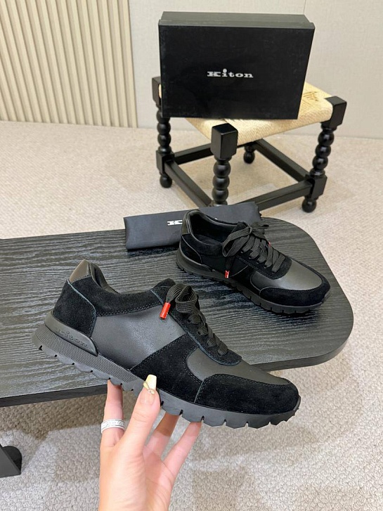 Мужские комбинированные кроссовки Kiton