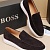 Замшевые лоферы Hugo Boss embossed logo - Brown
