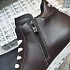 Кожаные кроссовки с мехом Premiata high-top - Brown