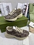 Женские кроссовки GG Gucci Rhyton - Brown