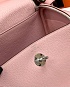 Женская кожаная сумка Hermes Lindy Premium 26x18x13 см - Pink