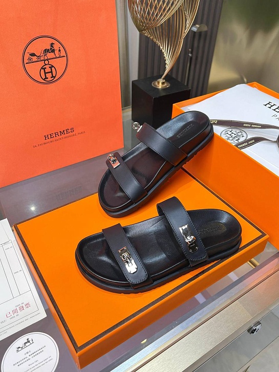 Женские шлёпанцы Hermes Chypre premium