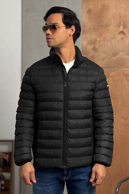 Мужская куртка Calvin Klein side-logo - Black