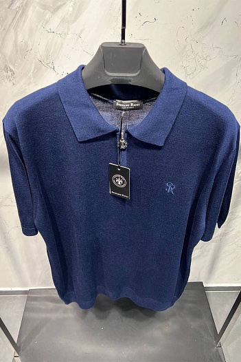 Мужское синее поло Stefano Ricci   